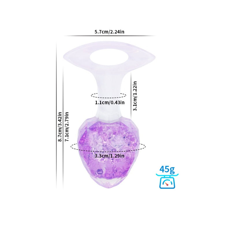 Tire del anillo del tapón anal (diamante)