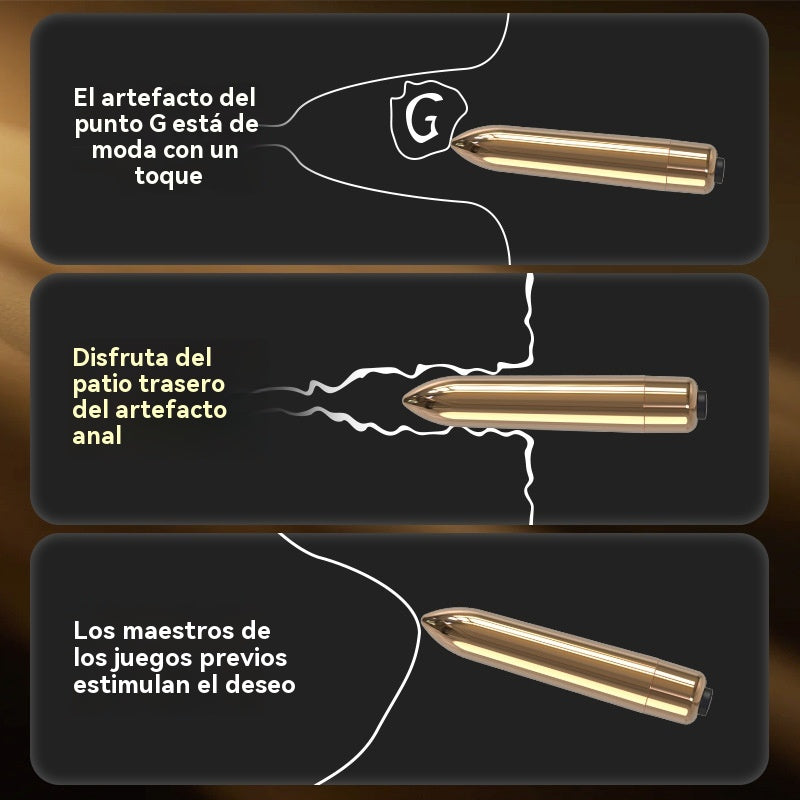Plug anal de bala (vibración)