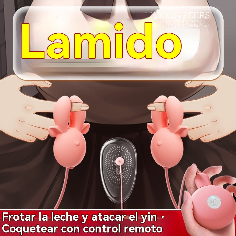 Vibrador de clip mamario