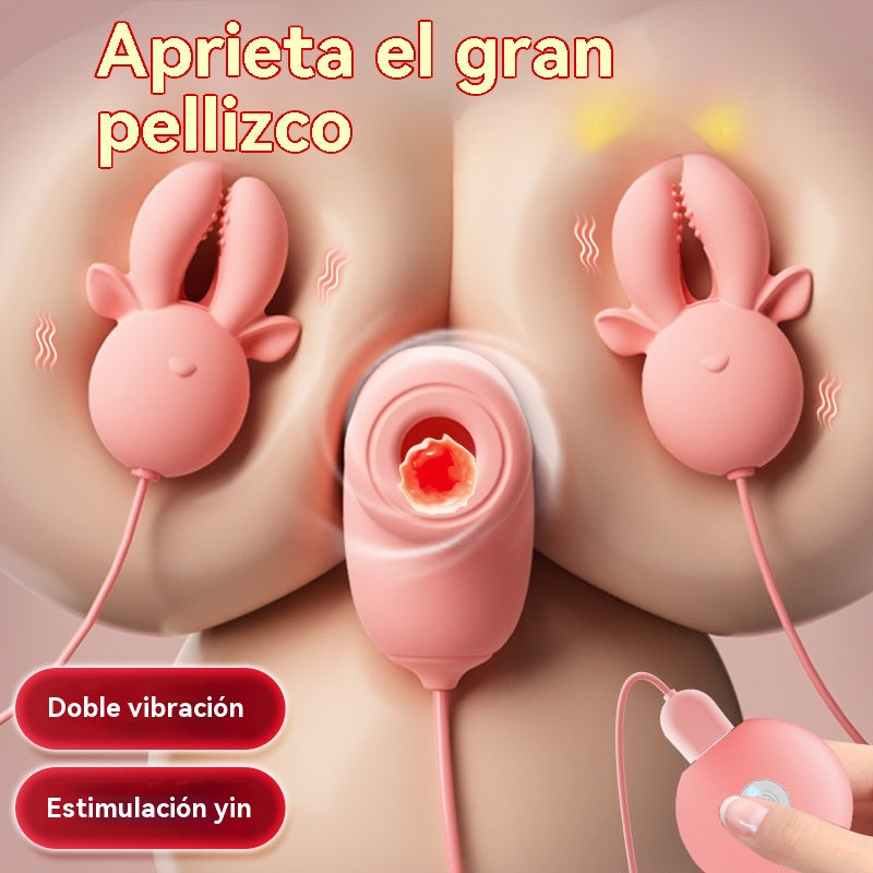 Vibrador de clip mamario