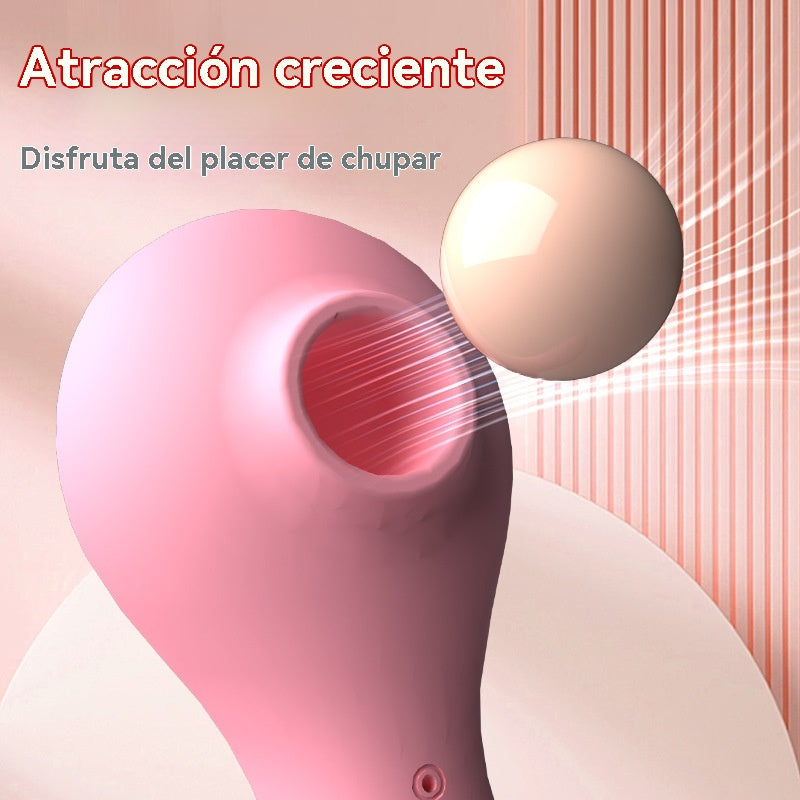 Vibrador de doble cabeza (succión)
