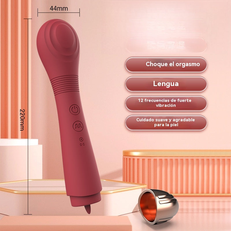 Vibrador AV de lengua