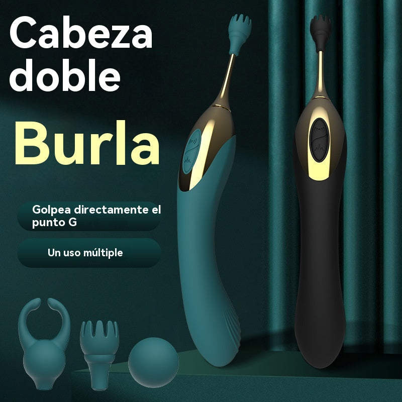 Vibrador de clítoris (tres cabezas)