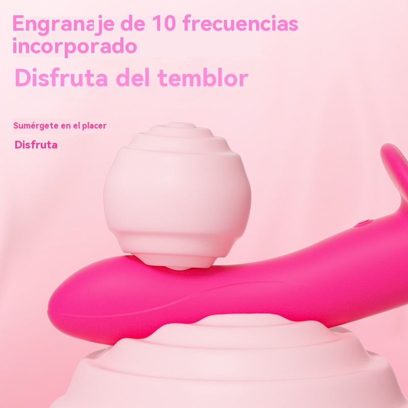Vibrador de doble cabeza portátil