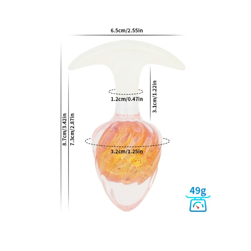 Plug anal de cristal (helado)