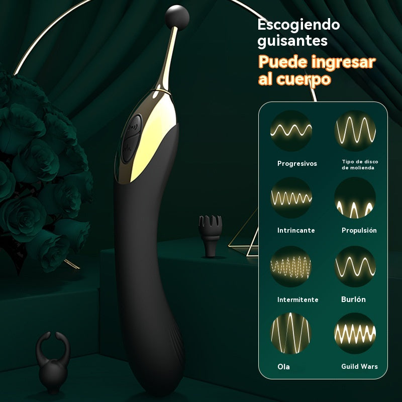 Vibrador de clítoris (tres cabezas)