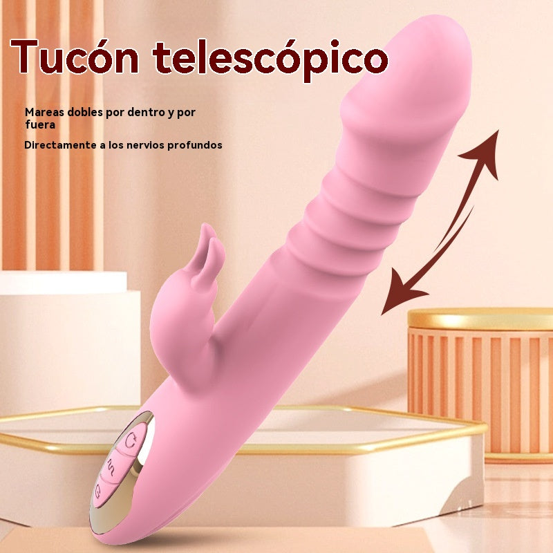 Vibrador de conejo (telescópico)