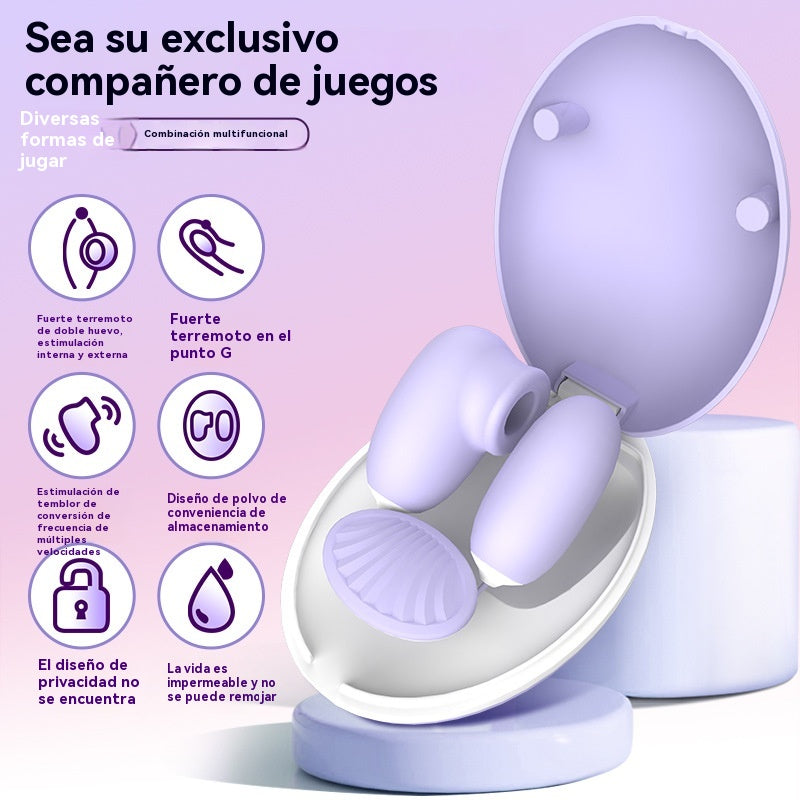 Huevo saltarín de dos cabezas (succión, lengua)