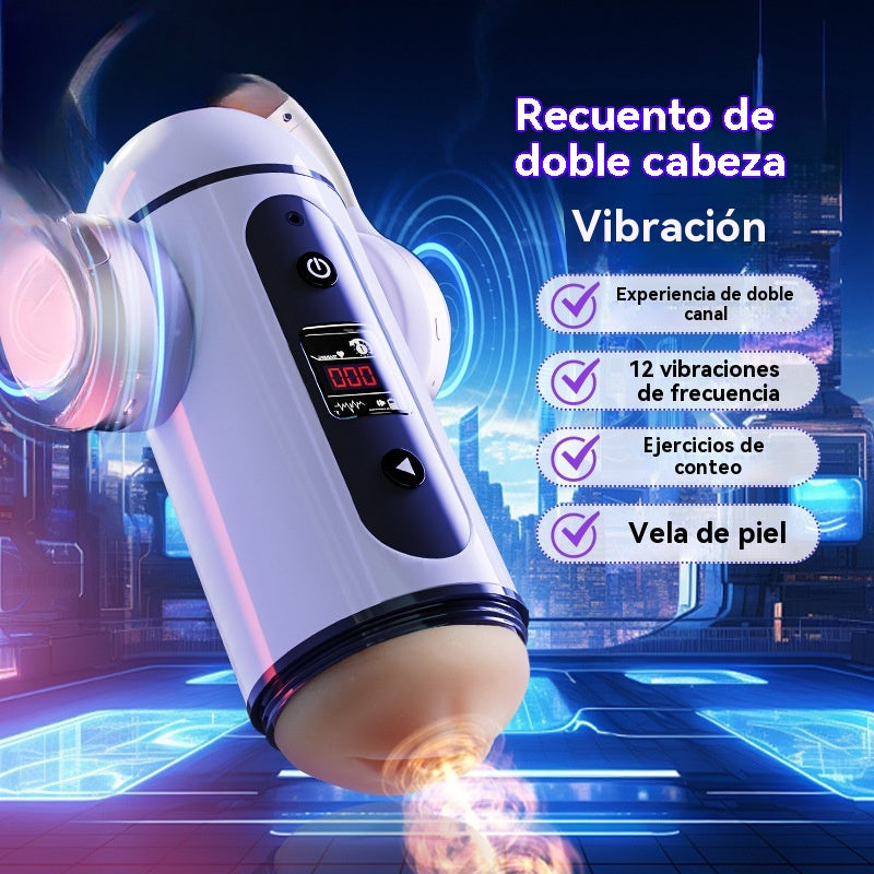 Vibrador de pene doble
