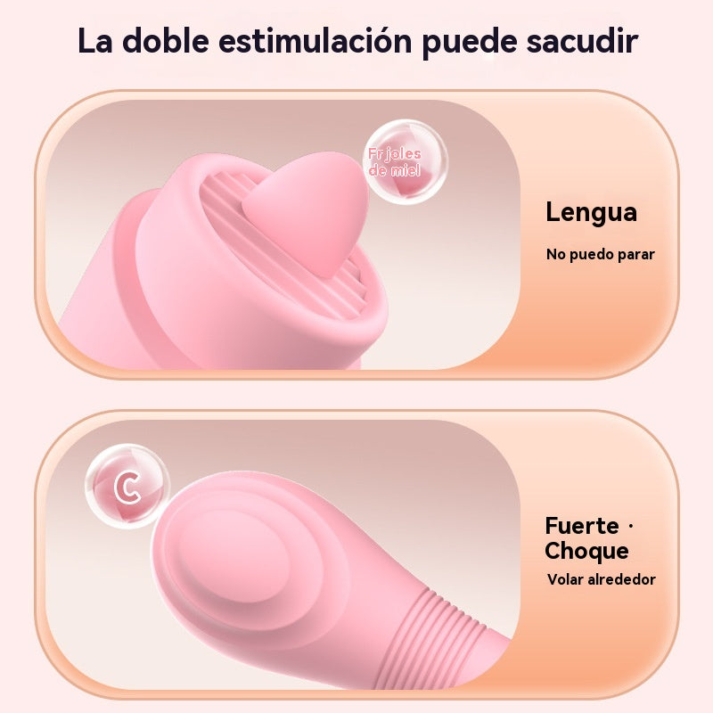 Vibrador AV de lengua