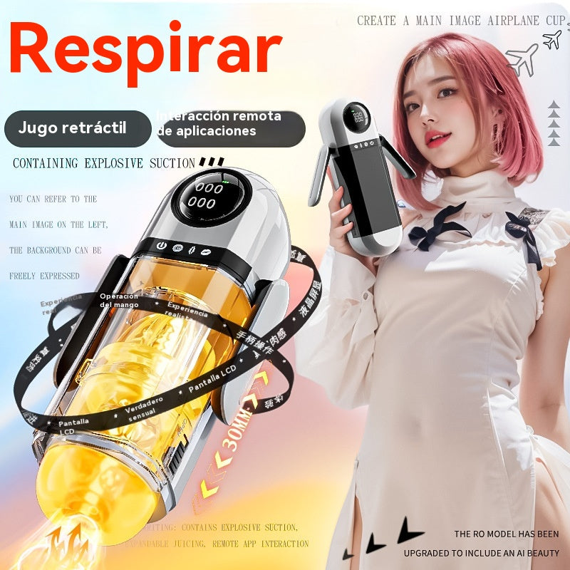 Masturbador automático (retráctil, chupando)