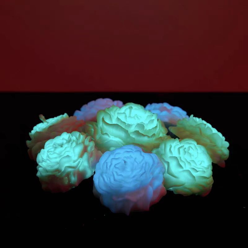 Rosas luminosas (juego de 7)