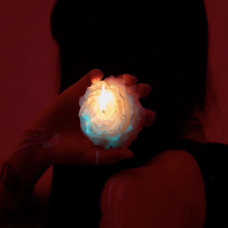 Rosas luminosas (juego de 7)