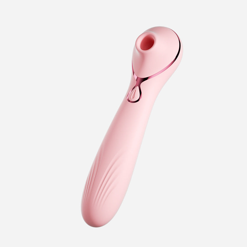 Vibrador de doble cabeza (succión)