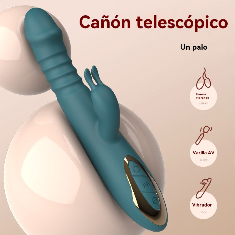 Vibrador de conejo (telescópico)