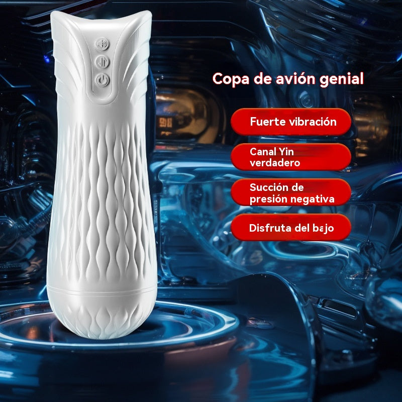 Chupando la copa del avión (pronunciado)