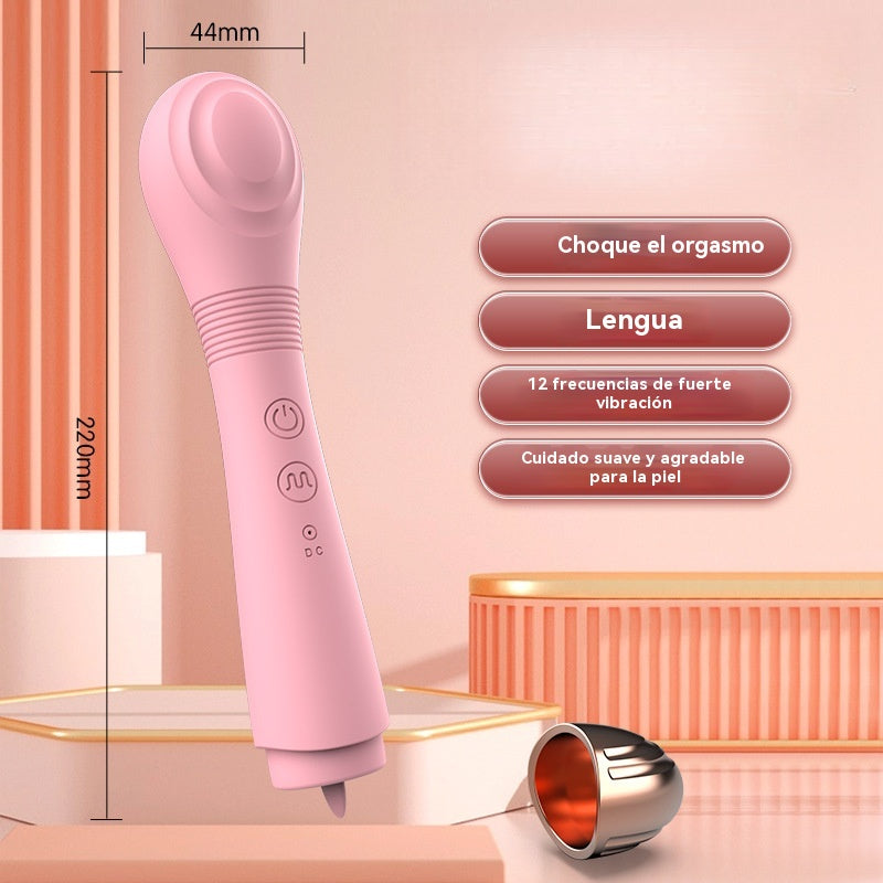Vibrador AV de lengua