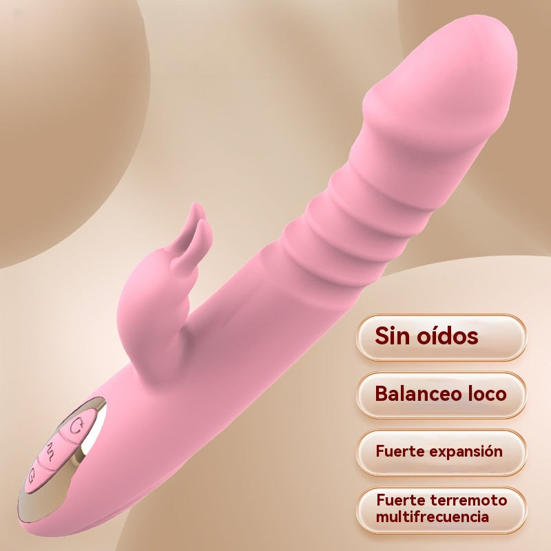Vibrador de conejo (telescópico)