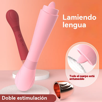 Vibrador AV de lengua