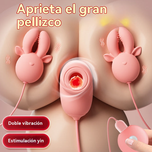 Vibrador de clip mamario
