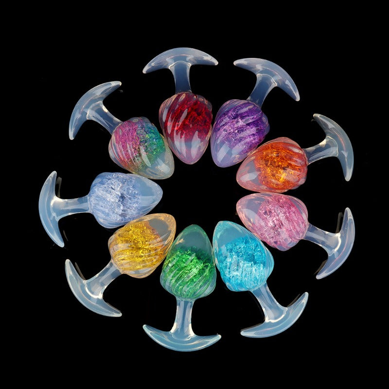 Plug anal de cristal (helado)