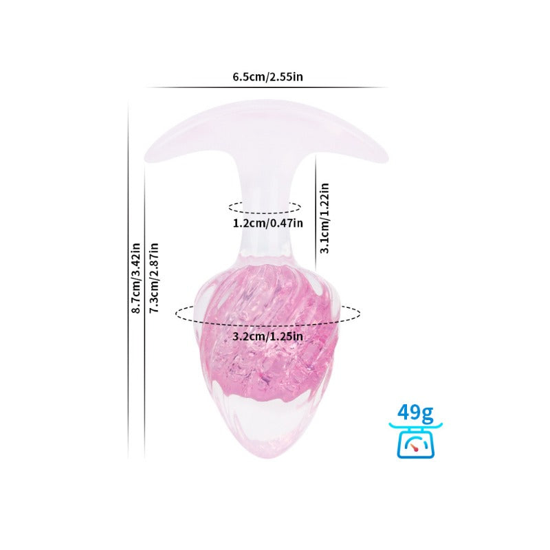 Plug anal de cristal (helado)