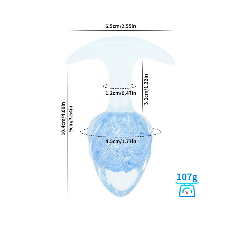 Plug anal de cristal (helado)