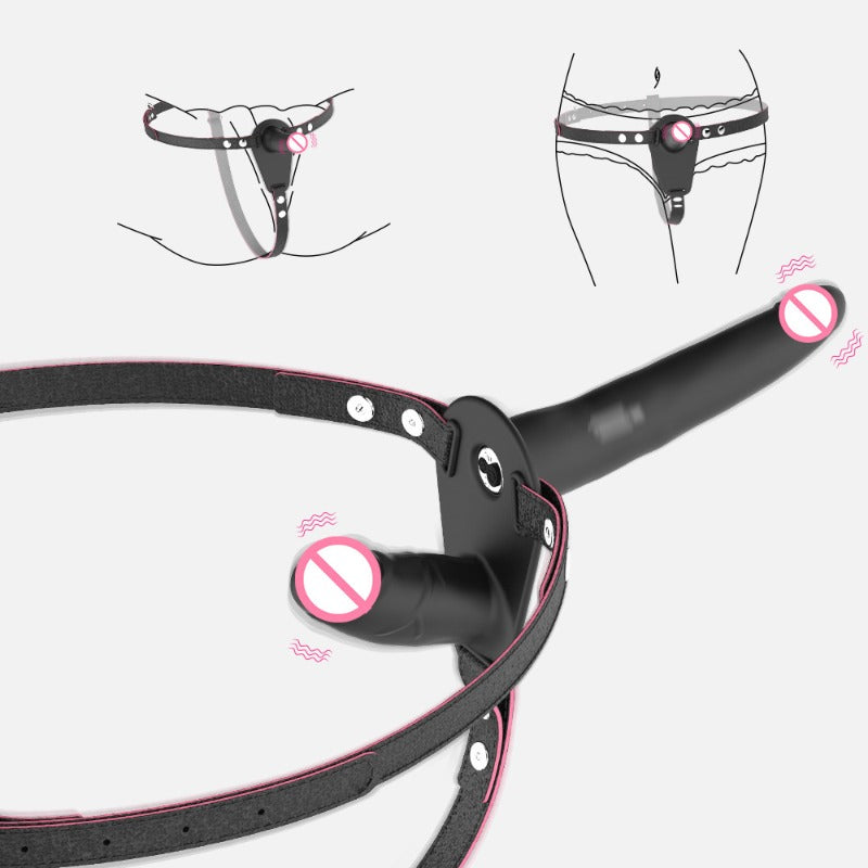 Vibrador de doble cabeza portátil