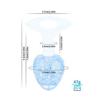 Tire del anillo del tapón anal (diamante)