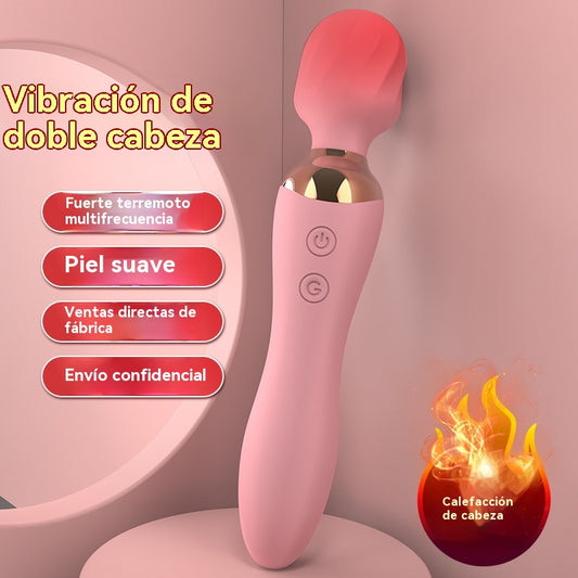 Vibrador de doble cabeza