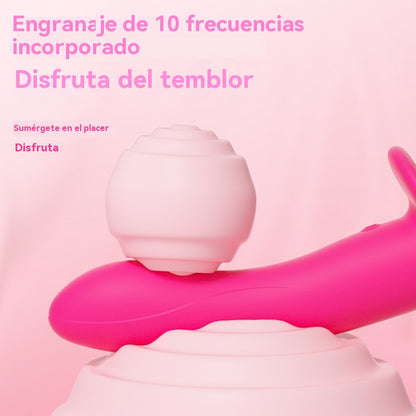 Vibrador de doble cabeza portátil