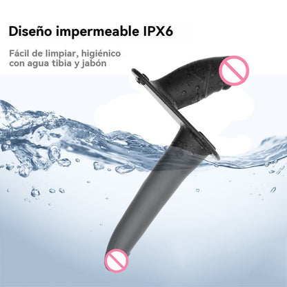 Vibrador de doble cabeza portátil