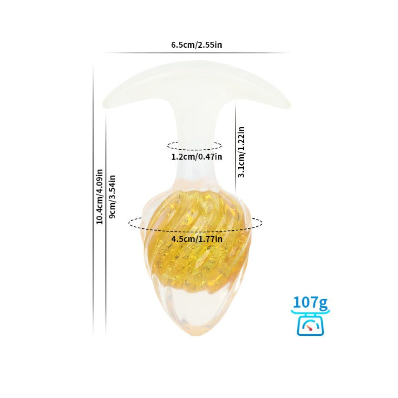Plug anal de cristal (helado)