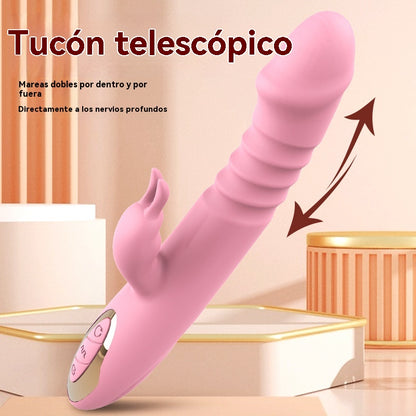 Vibrador de conejo (telescópico)