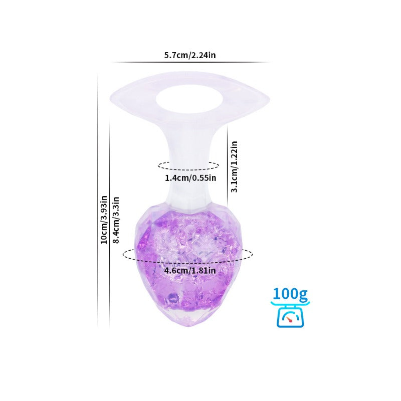 Tire del anillo del tapón anal (diamante)
