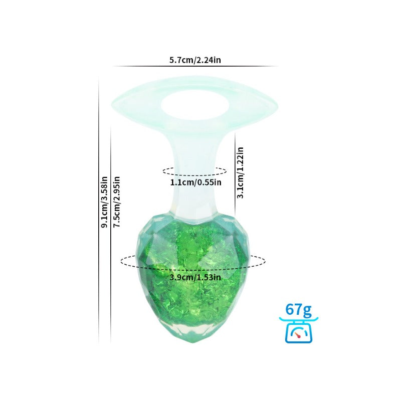 Tire del anillo del tapón anal (diamante)