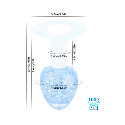 Tire del anillo del tapón anal (diamante)