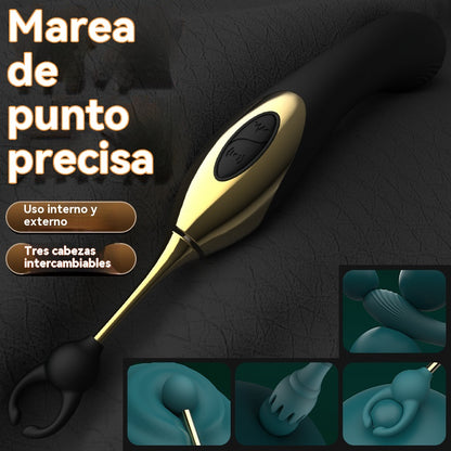 Vibrador de clítoris (tres cabezas)
