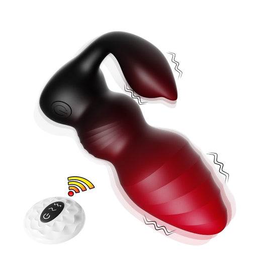 Vibrador de tapón anal